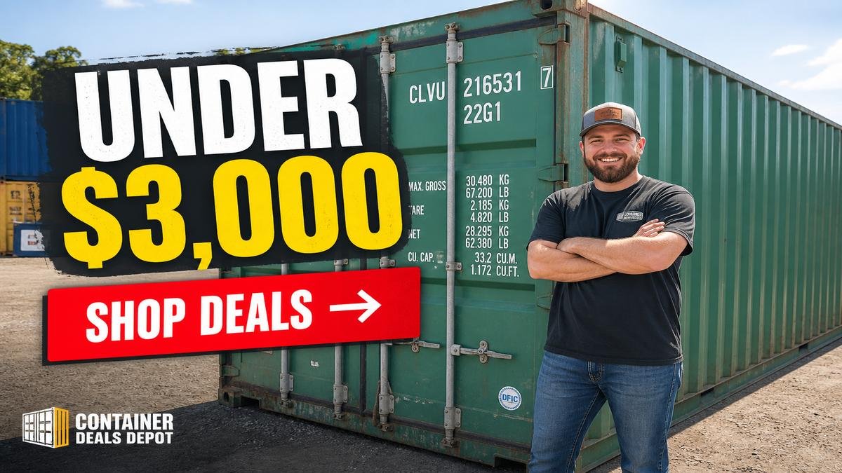 Best Shipping Containers for Sale Under $3000 — UNDER $3,000 | containerslibarry.com