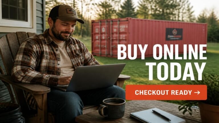 Buy a Shipping Container Online: Checkout Guide — CHECKOUT READY | containerslibarry.com