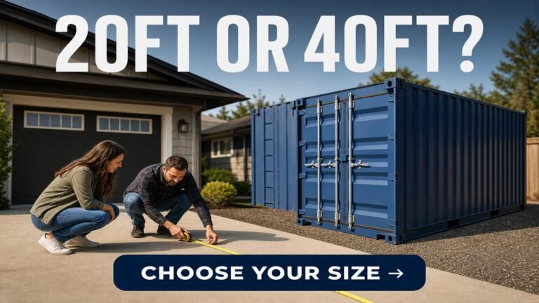 How to Choose a 20ft vs 40ft Shipping Container — 20FT OR 40FT? | containerslibarry.com