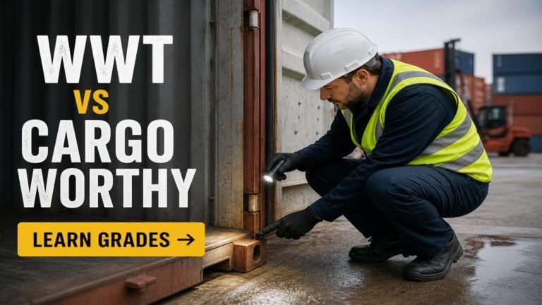 Wind & Water Tight vs Cargo Worthy Explained — WWT OR CW? | containerslibarry.com